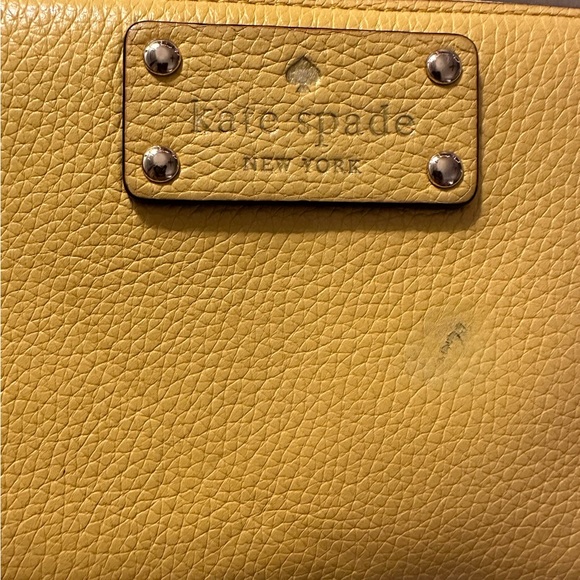 Kate Spade Wellesley Limoncello Leather Continental Wallet - Picture 7 of 9
